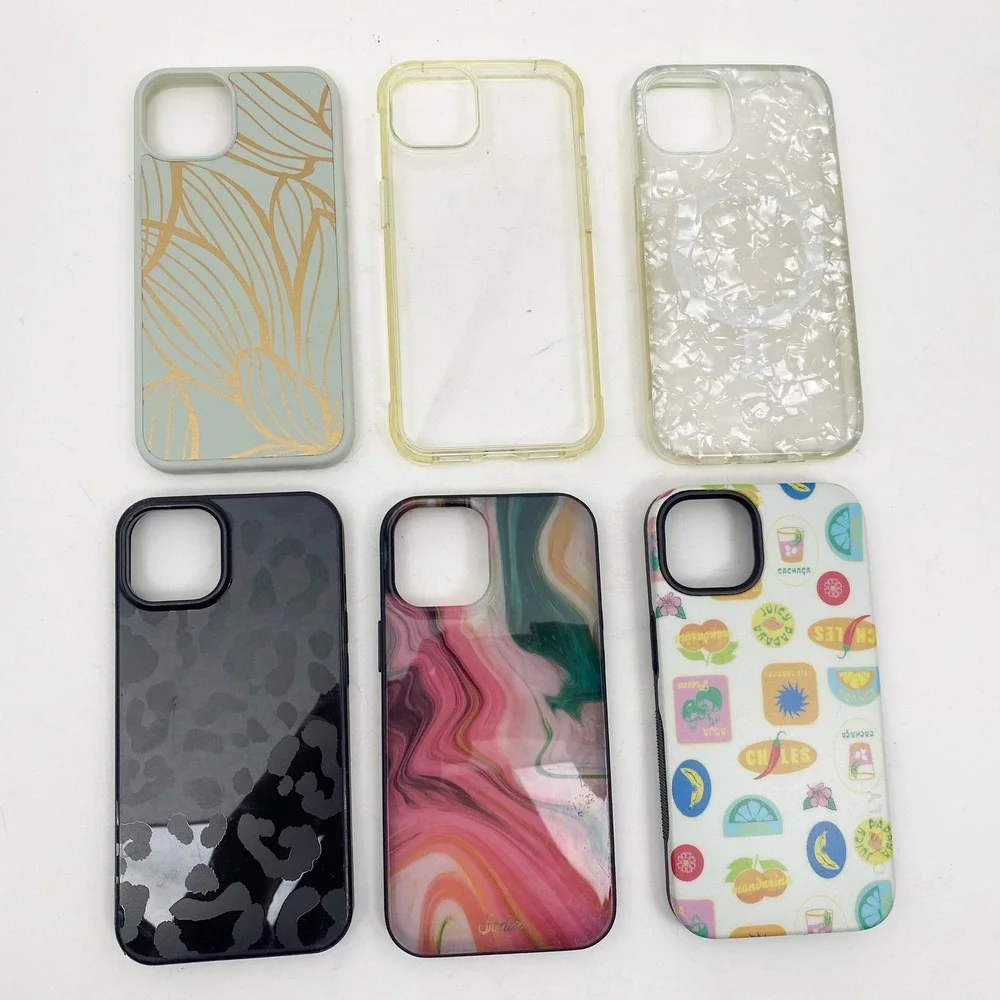 Stylish Mixed-Pattern iPhone Protective Case – Assorted Colors